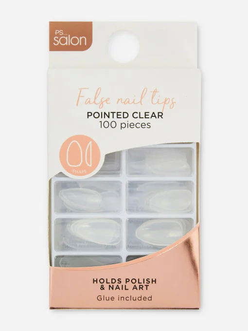 PS… Salon Pointed False Nail Tips
