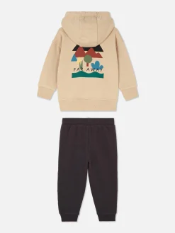 Pullover Hoodie And Joggers Set