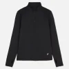 Quarter Zip Track Top With Thumb Holes