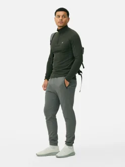 Quarter-Zip Long Sleeve Gym Top