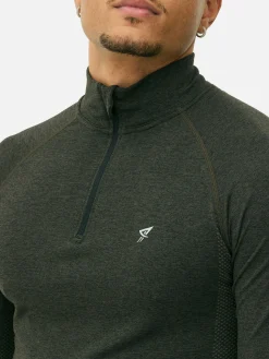 Quarter-Zip Long Sleeve Gym Top