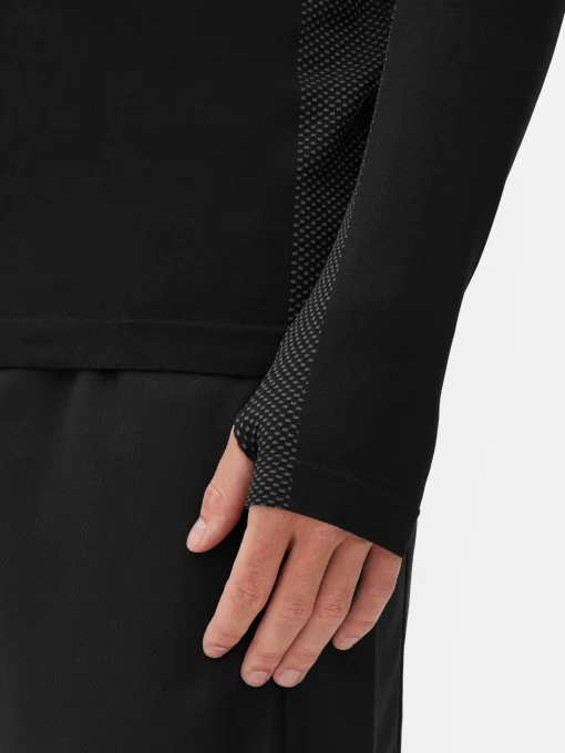 Quarter-Zip Long Sleeve Gym Top