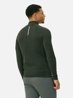 Quarter-Zip Long Sleeve Gym Top