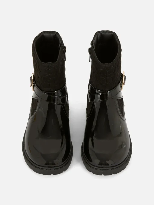 Quilted Ankle Boots