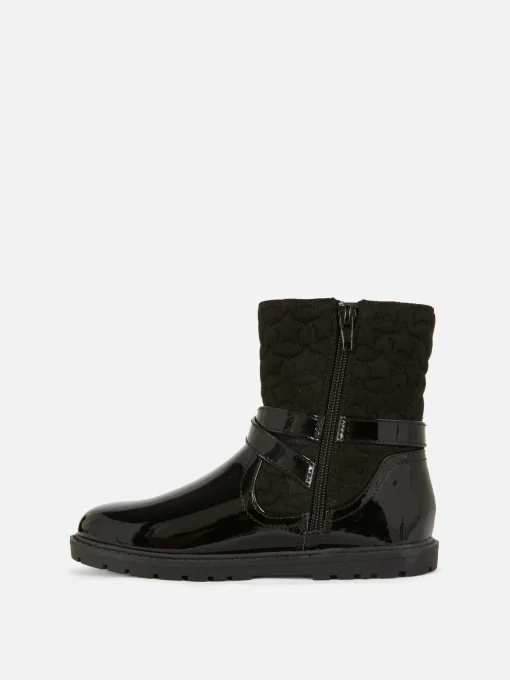 Quilted Ankle Boots