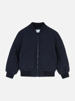 Quilted Bomber Jacket