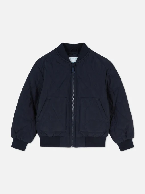 Quilted Bomber Jacket