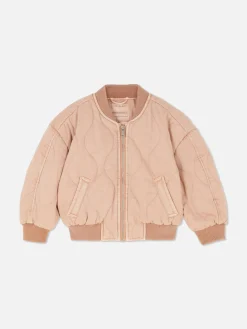 Quilted Bomber Jacket