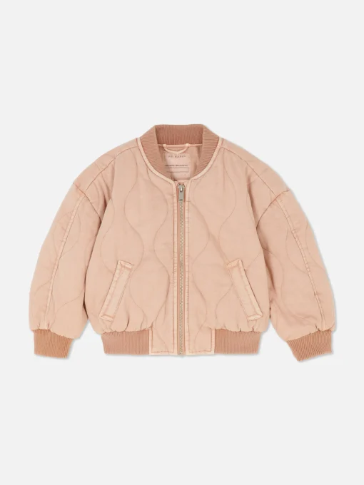 Quilted Bomber Jacket