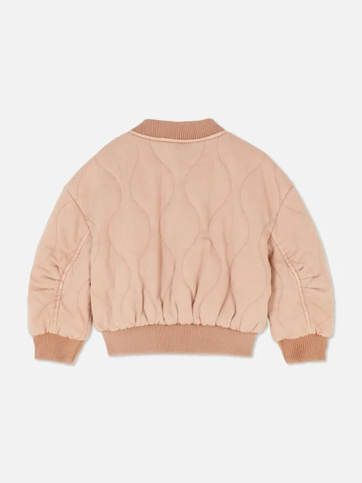 Quilted Bomber Jacket