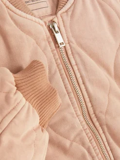 Quilted Bomber Jacket