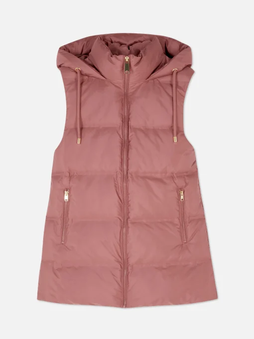 Quilted Hooded Vest