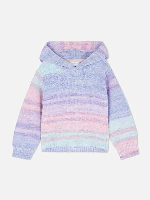 Rainbow Knit Hoodie
