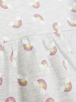 Rainbow Sweatshirt Dress