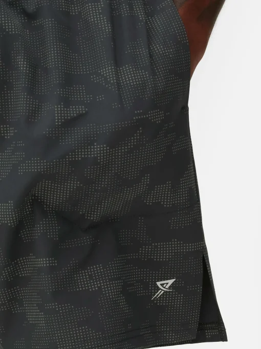 Reflective Print Gym Shorts