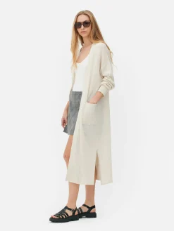 Relaxed Edge-to-Edge Maxi Cardigan