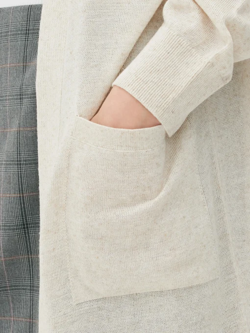 Relaxed Edge-to-Edge Maxi Cardigan