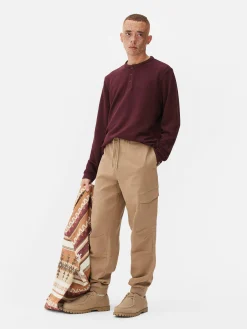 Relaxed Fit Stretch Cargo Joggers