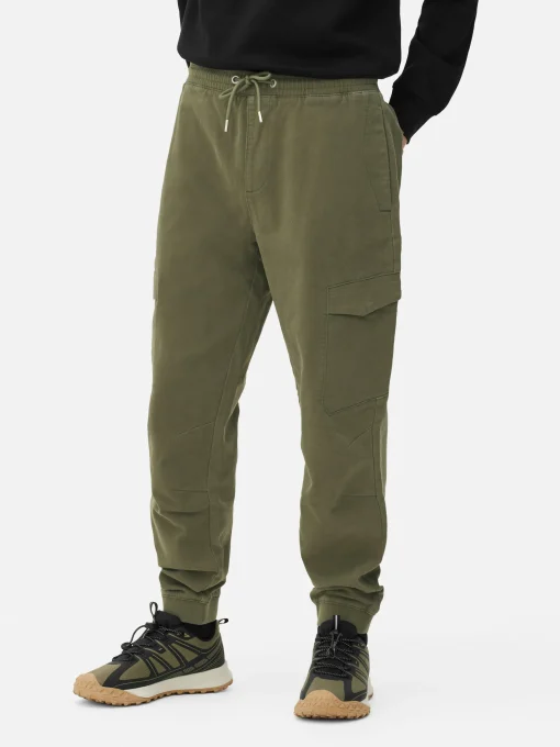 Relaxed Fit Stretch Cargo Joggers