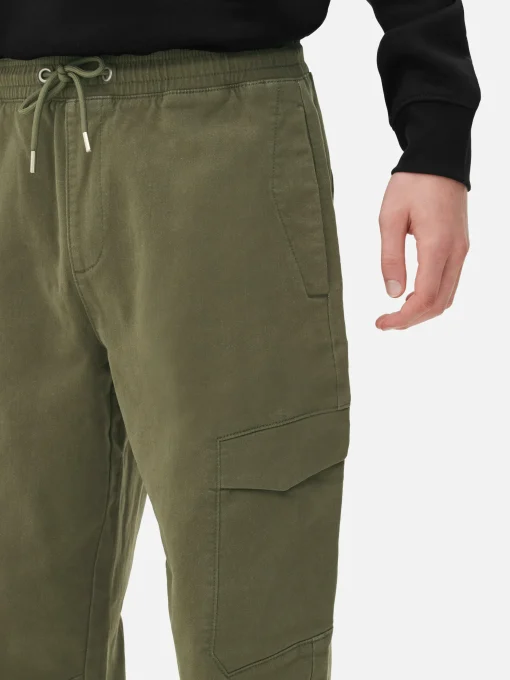 Relaxed Fit Stretch Cargo Joggers