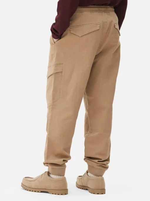 Relaxed Fit Stretch Cargo Joggers
