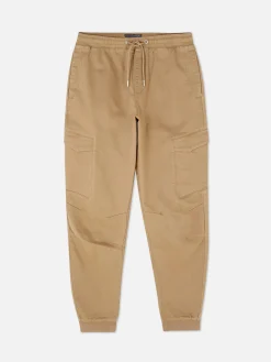 Relaxed Fit Stretch Cargo Joggers
