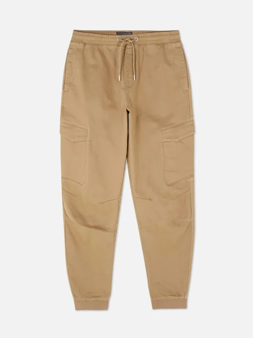 Relaxed Fit Stretch Cargo Joggers
