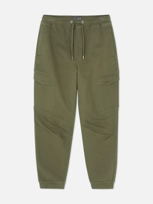 Relaxed Fit Stretch Cargo Joggers