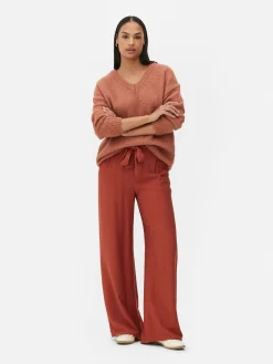 Relaxed V-Neck Sweater