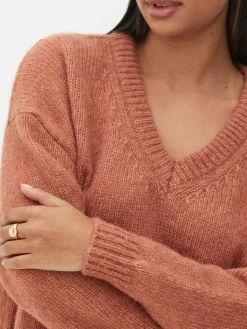 Relaxed V-Neck Sweater
