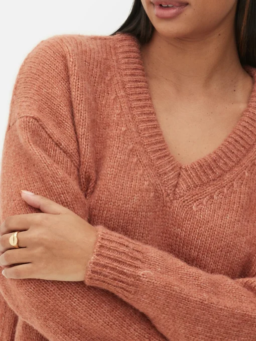 Relaxed V-Neck Sweater