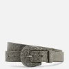 Rhinestone Buckle Belt