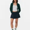 Rib Knit Zip Hooded Cardigan