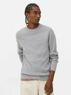 Ribbed Crew Neck Sweater