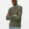 Ribbed Crew Neck Sweater