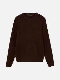 Ribbed Crew Neck Sweater