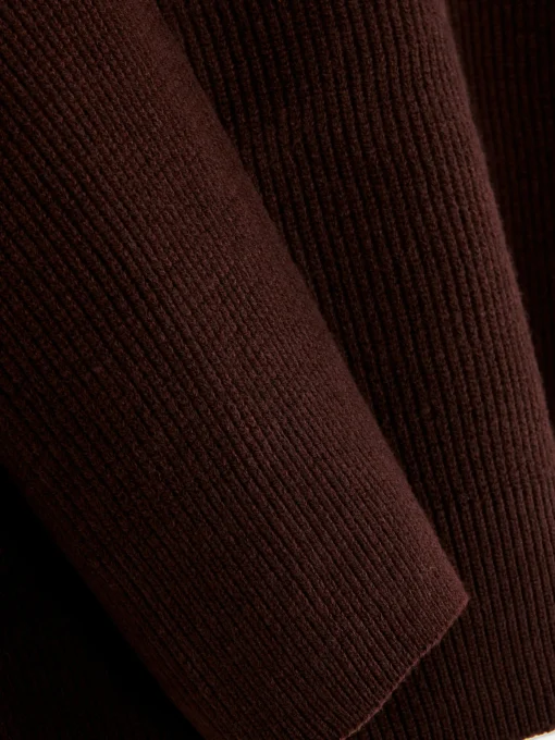 Ribbed Crew Neck Sweater