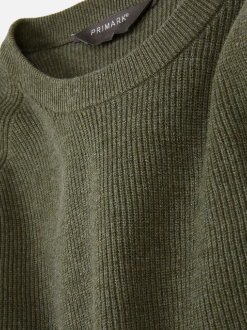 Ribbed Crew Neck Sweater