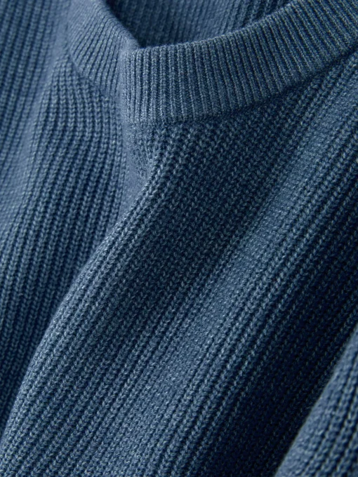 Ribbed Crew Neck Sweater