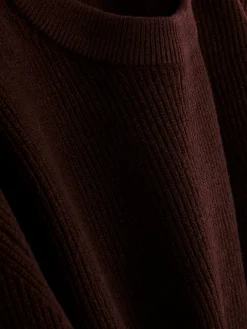 Ribbed Crew Neck Sweater