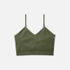 Ribbed Cropped Cami Pajama Top