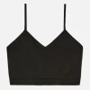 Ribbed Cropped Cami Pajama Top
