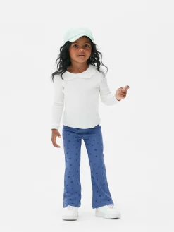 Ribbed Flare Leggings