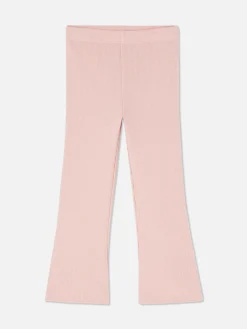 Ribbed Flare Leggings