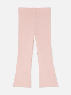 Ribbed Flare Leggings