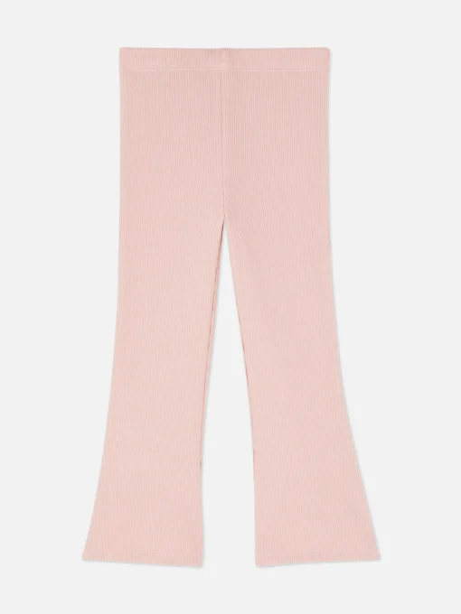 Ribbed Flare Leggings
