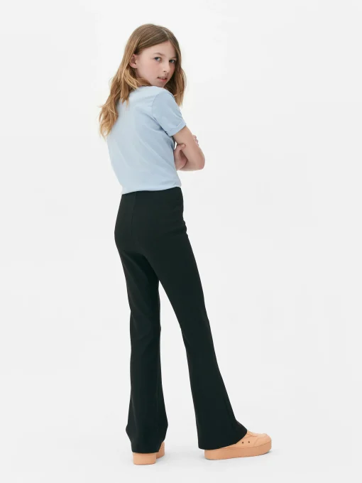 Ribbed Flared Pants
