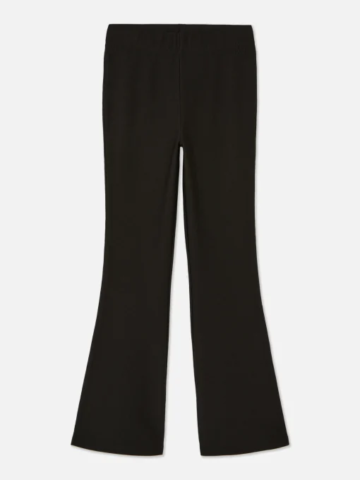 Ribbed Flared Pants
