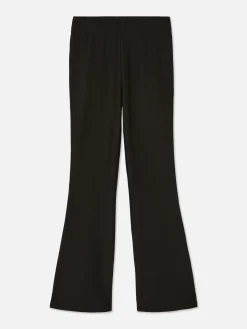 Ribbed Flared Pants