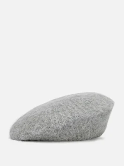 Ribbed Knit Beret